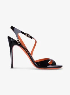 Sandalette harleth zwart | DELSCHER. Fashion