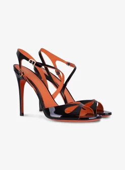 Sandalette harleth zwart | DELSCHER. Fashion