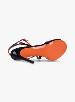 Sandalette harleth zwart | DELSCHER. Fashion