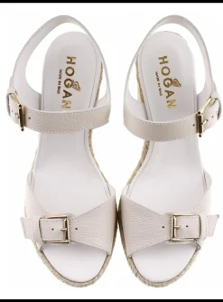 Sandalette wedge kiezel | DELSCHER. Fashion