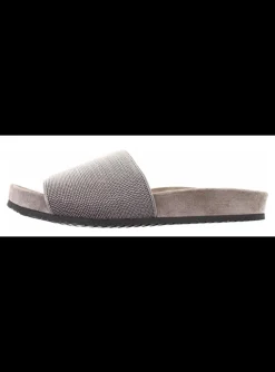Sandalette zilver glitter kraaltjes | DELSCHER. Fashion