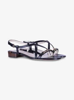 Sandalette zwart | DELSCHER. Fashion