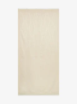 Shawl beige ton sur ton ingeweven print | DELSCHER. Fashion