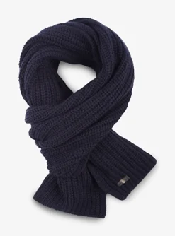 Shawl harva cashmere marine | DELSCHER. Fashion