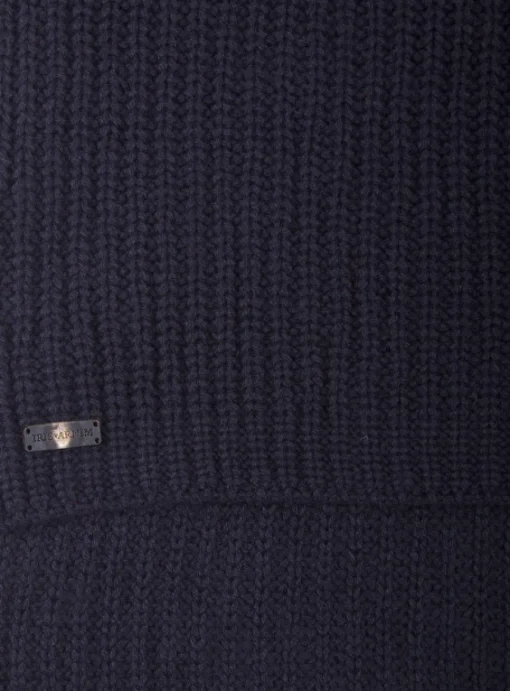 Shawl harva cashmere marine | DELSCHER. Fashion