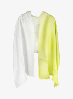 Shawl zana degrade groen grijs | DELSCHER. Fashion
