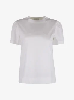 Shirt cream met pofmouw | DELSCHER. Fashion