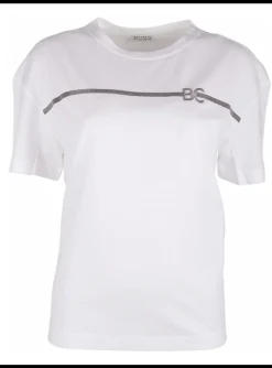 Shirt logo BC wit zilver | DELSCHER. Fashion