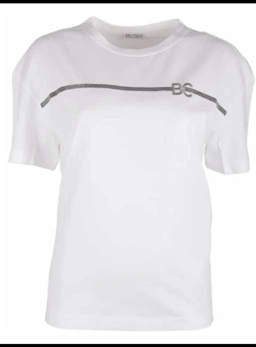 Shirt logo BC wit zilver | DELSCHER. Fashion