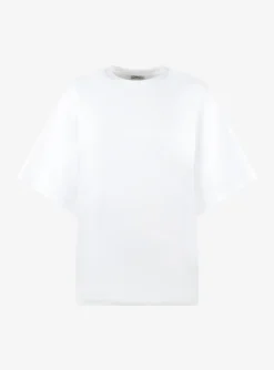 Shirt oversized katoen wit | DELSCHER. Fashion