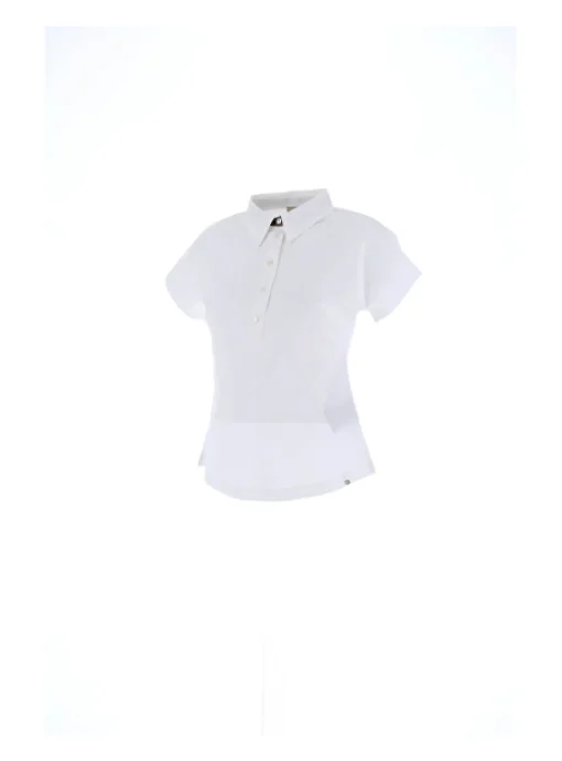 Shirt polo wit | DELSCHER. Fashion