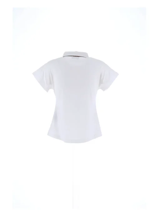 Shirt polo wit | DELSCHER. Fashion