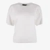 Shirt Taranee linnen offwhite | DELSCHER. Fashion