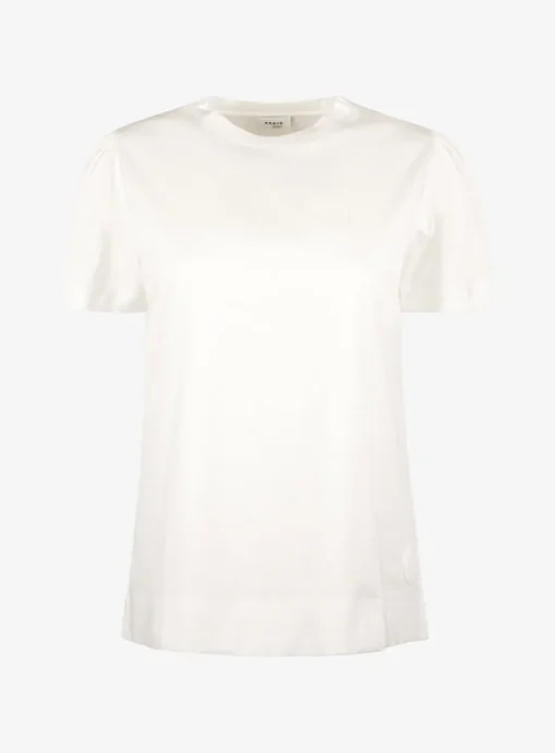 Shirt wit pofmouw | DELSCHER. Fashion