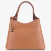 Shopping bag medium cognac | DELSCHER. Fashion