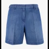 Short bermuda blauw | DELSCHER. Fashion
