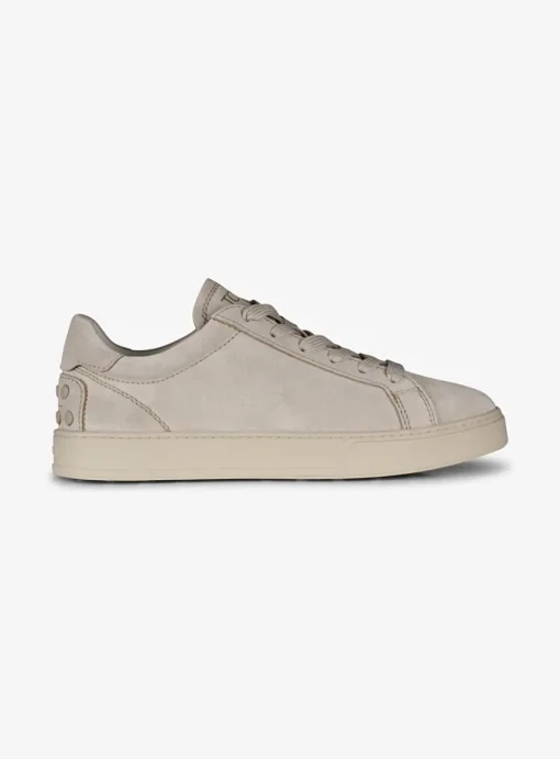 Sneaker beige suede | DELSCHER. Fashion