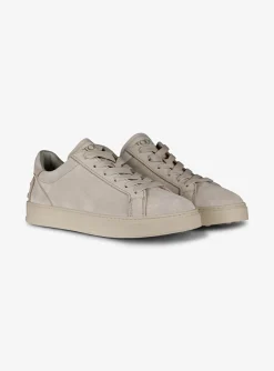 Sneaker beige suede | DELSCHER. Fashion