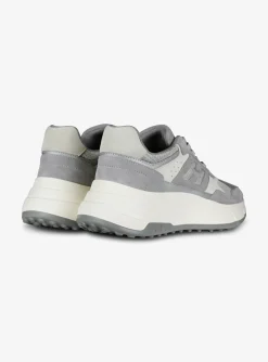 Sneaker HI-FI 669 grijs met wit | DELSCHER. Fashion