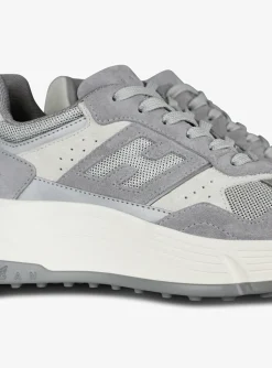 Sneaker HI-FI 669 grijs met wit | DELSCHER. Fashion
