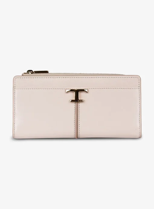 T timeless portemonnee leder roze | DELSCHER. Fashion