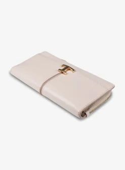 T timeless portemonnee leder roze | DELSCHER. Fashion