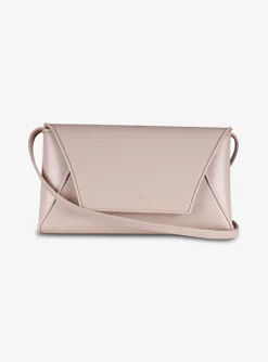 Tas Clutch leer nude | DELSCHER. Fashion