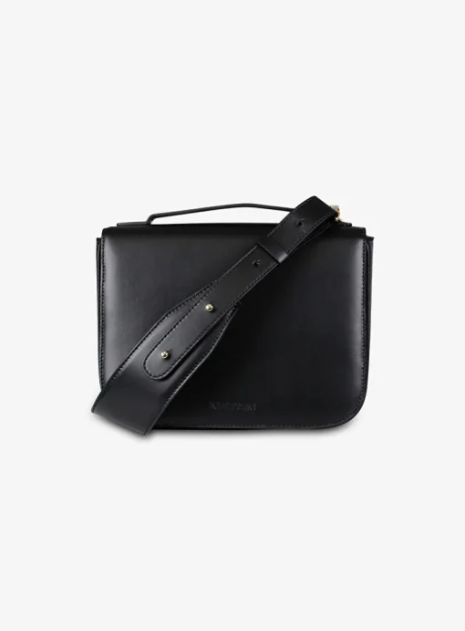 Tas leer zwart | DELSCHER. Fashion