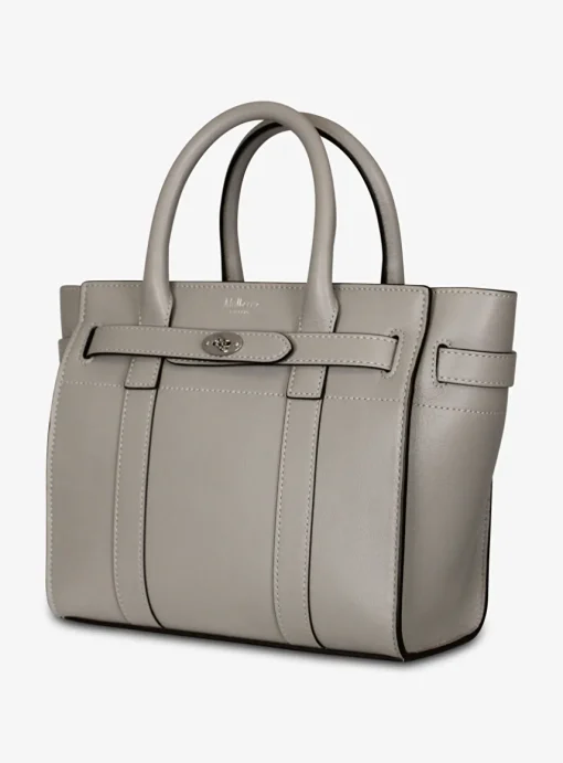 Tas Mini zipped bayswater grijs | DELSCHER. Fashion
