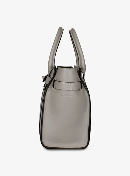 Tas Mini zipped bayswater grijs | DELSCHER. Fashion