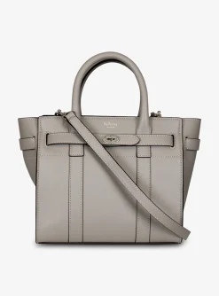 Tas Mini zipped bayswater grijs | DELSCHER. Fashion
