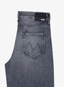 The ditcher roller jeans mid grijze wassing | DELSCHER. Fashion