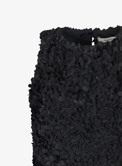 Top carisu mouwloos zwart | DELSCHER. Fashion