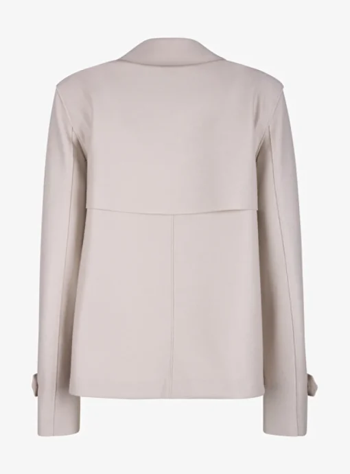 trench Cropped beige | DELSCHER. Fashion