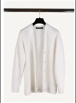 Vest cashmere offwhite | DELSCHER. Fashion