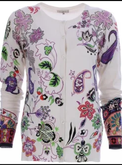 vest wit dessin | DELSCHER. Fashion