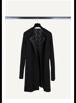 Vest zwart antraciet double face | DELSCHER. Fashion