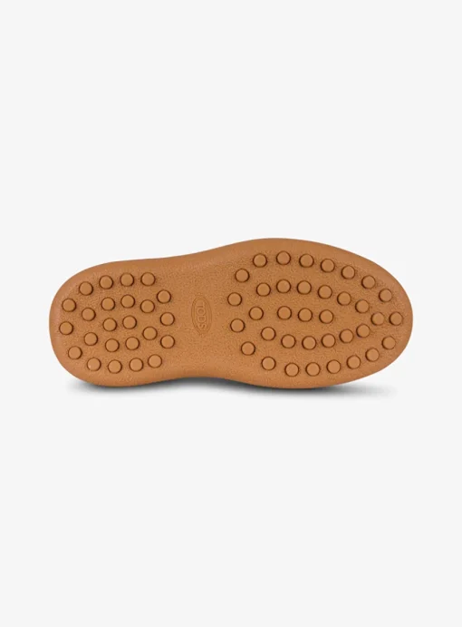 Veterlaars cognac suede met cognac zool | DELSCHER. Fashion
